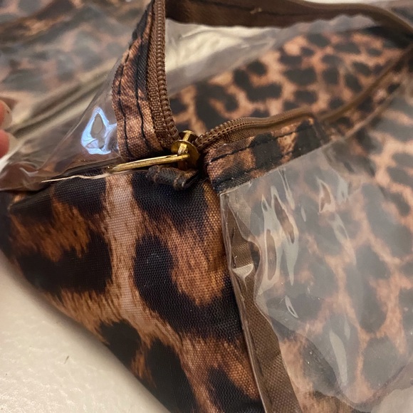 Leopard 2 pieces organizer pouch make up bag toiletries travel organizer - Picture 3 of 5